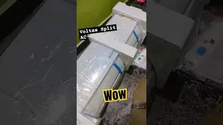 Voltas Split AC #shorts #viral #unboxing #ytshorts #airconditioner #youtubeshorts #installation