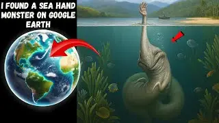 I found a Sea Hand Monster on Google Earth & Google Maps!