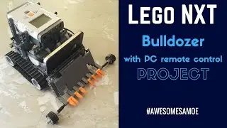 Lego NXT Bulldozer with PC remote control
