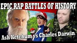 Ash vs Darwin | Epic Rap Battles | First Time Watching | Gotta Roast 'Em All 😤