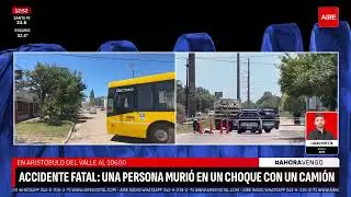 Siniestro fatal en Aristóbulo del Valle: murió una motociclista tras chocar con un camión