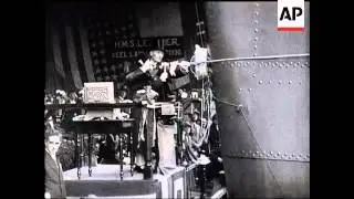 Britannia Launches Her New Cruiser 'amp;#174; HMS Leander