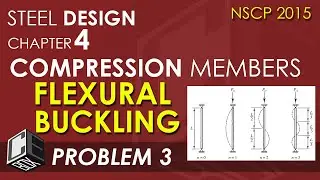 Steel Design Chapter 4 Flexural Buckling Problem 3 (PH)