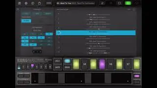 Playing all of the songs In Korg Electribe Wave