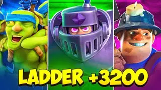 +3200 ladder full game play with mega knight 💯
