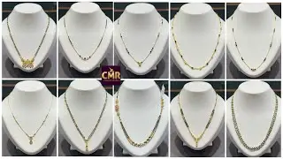Short blackbeads from 4grams/Lightweight mangalasutra chains/Nallapusala golusulu/Short blackbeads 