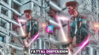 PicsArt Fattal Dispersion Effect | PicsArt Editing Tutorial 2020 | Picsart brust tools effect