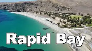 Кемпинг Rapid Bay, полуостров Флёрьё. Разрешено размещение с домашними животными. Южная Австралия.