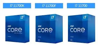 i7 11700K vs i7 11700F vs i7 11700 - RTX 3080 - Gaming Comparisons