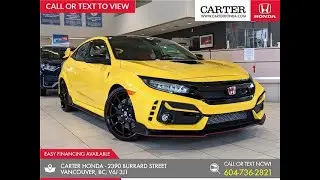 2021 Honda Civic Type R Limited Edition in Phoenix Yellow at Carter Honda