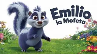 🤠EMILIO LA MOFETA🦨💨🌳|Canción infantil para #bailar y #aprender #familia #bebe #niños #animales MIX 9