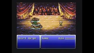 SNES Final Fantasy III/VI - NMLLG (133) Boss Dirt Dragon (Wind God Gau Solo)