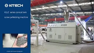 Kitech Machinery KSJZ  Series Conical Twin Screw Pelletizing Machine