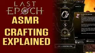 Ear to Ear Whispering ASMR | Deep Dive Into Last Epoch's Awesome Crafting System