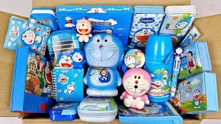 DORAEMON STATIONERY Collection💙Bottle, Piggybank, Keychain, Geometry, Pencil Box, Diary, Sharpener 