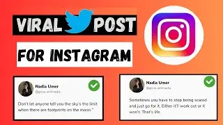 How To Create Tweet Post For Instagram Page?Instagram Tweet Post Kaise Banaye?|Tutorial 2024