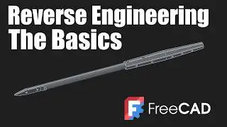 Learn Reverse Engineering in FreeCAD  Beginner Tutorial Sermoon X1 Scan