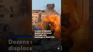 Dozens of families displaced as Israel hits high-rise buildings in Gaza City: UNRWA