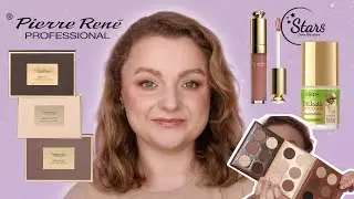 Smaczny ten makeup 😋 Kawowe paletki cieni od PIERRE RENE i podkład Dubajska czekolada od STARS 🍫