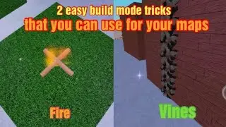 2 easy FOREST piggy build mode tricks🌲