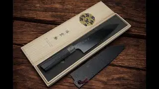 關兼次 VG-10 槌目 和牛刀 21cm 七角形積層強化木