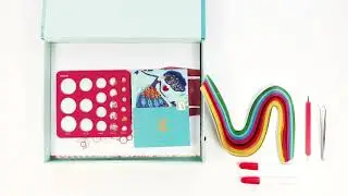 Quilling Wirbelnde Haare und Petticoats (DJECO) | Kreativset