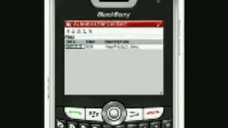 Vigience CRM Sales Companion on Blackberry
