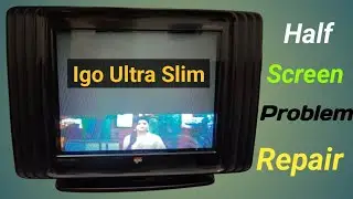 Igo Ultra Slim Tv Half screen problem|| Igo Ultra Slim Tv Vertical Size Problem @Ajelectronics11 