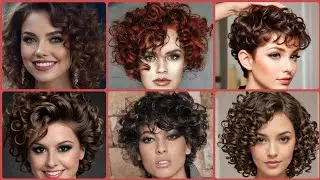 Most Beautiful & Stylish Women's Short Curly Hair Style Designs Collections #2025 #beautygirlscracks
