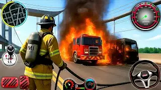 FireFighter Rescue Simulator 3D - Us Emergency 911 Ambulance Driving - Android GamePlay