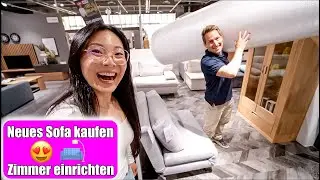 Neues Sofa kaufen 😍 Shopping im M&ouml;belhaus & Zimmer neu einrichten! Mama VLOG | Mamiseelen
