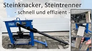 Steinknacker, Steintrenner &ndash; schnell und effizient Pflastersteine anpassen