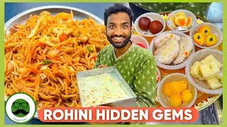 Hidden Gems in Rohini Street Food | Banarasi Das , Damodar Chinese & More | Veggie Paaji