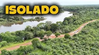 Acampamento isolado com pescaria no Rio do Coco