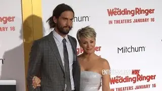 Kaley Cuoco, Ryan Sweeting arrive at 'The Wedding Ringer' Los Angeles premiere Redcarpet