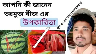 তরমুজ বীজের গুরুত্ব অপরিসীম watermelon seed is a very high important.