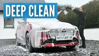 Детальная глубокая очистка экстерьера | Грязная Mazda 2