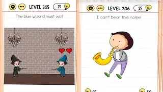 Brain test level 305-306 tricky puzzle