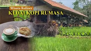 TEMPAT NGOPI BERNUANSA PEDESAAN DI KAKI GUNUNG SALAK | KEDAI KOPI RUMASA