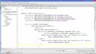 Android Tutorial for Beginners 16 # Android Login Screen Example Part 2   YouTube