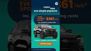 SUVs made simple with a FleetPartners Operating Lease*.