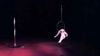 Rebecca Starr Aerial Lyra & Pole solo LIVE at the Aerial Dance Festival 2014