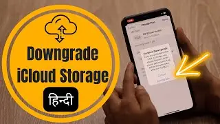 How to Downgrade icloud Storage iphone in Hindi