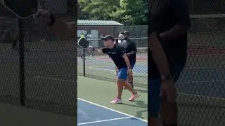 Body Helix X-1 PIckleball Paddle in action