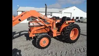 1986 KUBOTA L2550 with Loader, 4wd, For Sale by Mast Tractor Sales