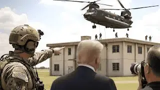 President Trump Watches Elite U.S. Forces in Real Combat Scenarios