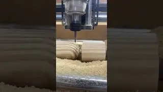 Baseball Bat on the Onefinity CNC Revolution 4th Axis! #onefinitycnc #cncwoodworking #rotary