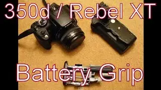 Battery Grip For Canon EOS 350d / 400d Digital Rebel XT / XTI - The Opteka BGRXT
