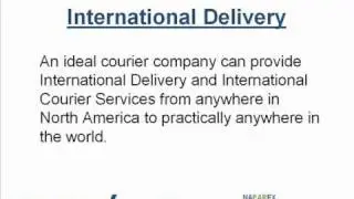 National courier service and delivery company