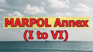 Приложение к конвенции &laquo;МАРПОЛ&raquo; (I-VI)